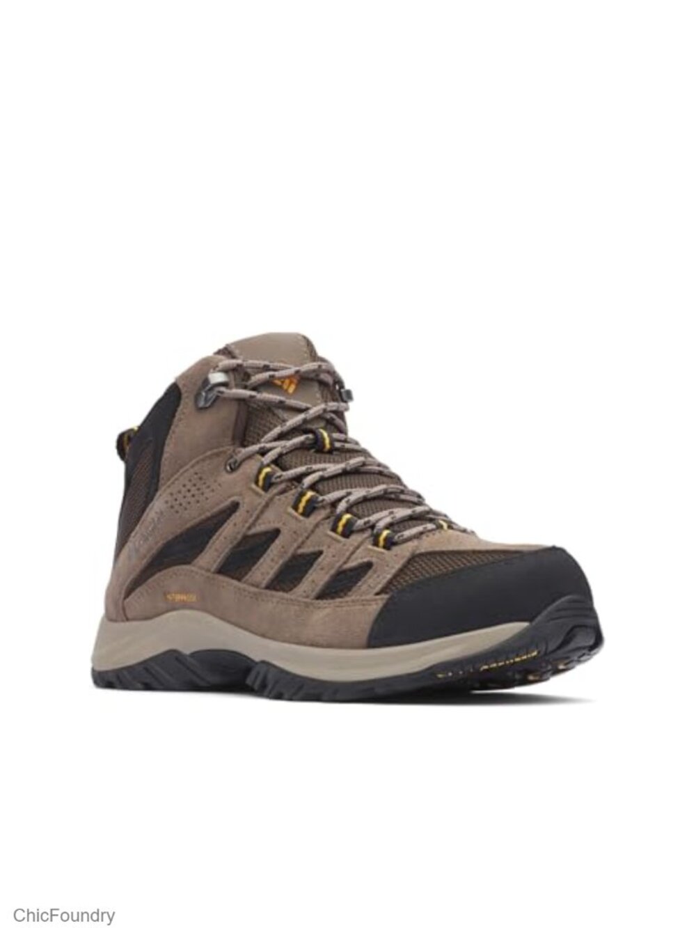 Men's Waterproof Mid Hiking Boots Leather Mesh Omni-Tech Ankle